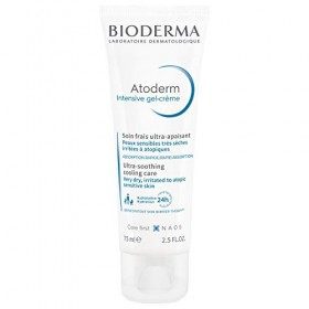 Bioderma, Único, ATODERM Intensive Gel Piel atopica Diario 75ml, 75 ml Paquete de 1 
