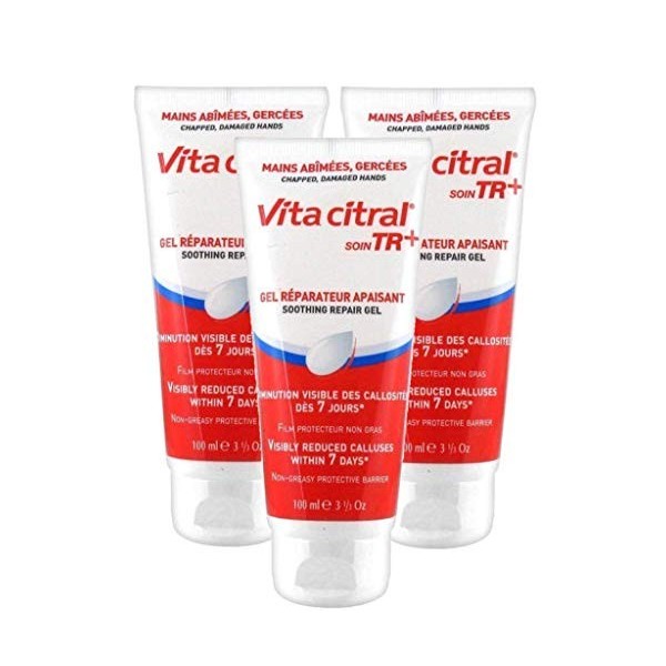 Vita Citral Soin TR+ Gel Réparateur Apaisant 100 ml - Lot de 3 Tubes 3 