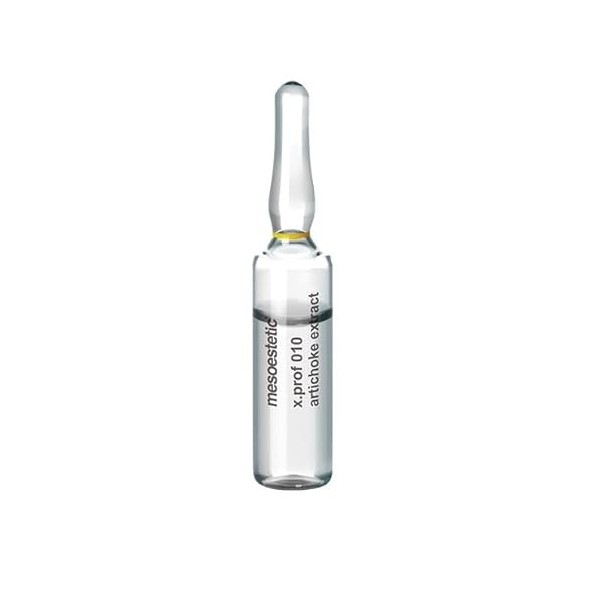 Mesoestetic - x.prof 010 Artichoke Extract Ampoules, ampoules corporelles lipolitiques dartichaut, 20 x 5 ml