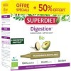 SUPERDIET- RADIS NOIR, ARTICHAUT BIO - Digestion facile & Transit naturel - Format nomade & éco - 30 Unidoses de 15 ml
