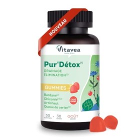 VITAVEA BIEN-ETRE Bien-être - Gummies PurDétox - Triple action : Détox, Drainage et Elimination - Queue de cerises, Chicorée