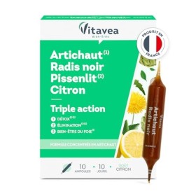 VITAVEA BIEN-ETRE - Detox Bien être du Foie Elimination - Complément Alimentaire, Digestion, Confort Intestinal, Draineur - A