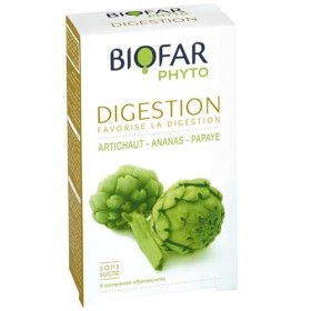 BIOFAR PHYTO DIGESTION -Favorise la Digestion-Extraits frais concentrés:Artichaut, Ananas, Papaye, Fructo-Oligosaccharides, I