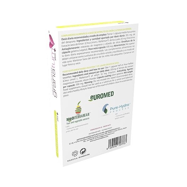 Granatum Plus - Extrait dArtichaut avec Cynamed - Complément Alimentaire - Détox Hépatique et Digestive - Bien-être Métaboli