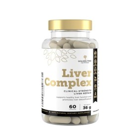Golden Tree Liver Complex - Complément détox du foie, végétalien 100% naturel, avec chardon-marie, racine de pissenlit, extra