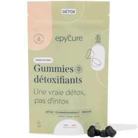 EPYCURE - Gummies Détoxifiants Sans Sucres - Lutte contre Prise de Poids, Fatigue, Problèmes de Peau & Digestion - 100% Natur