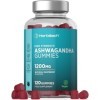 Ashwagandha Gummies 1200mg | 120 Vegan Gummies Saveur Framboise | pour 2 Mois | Extrait Ashwagandha Withania Somnifera | par 