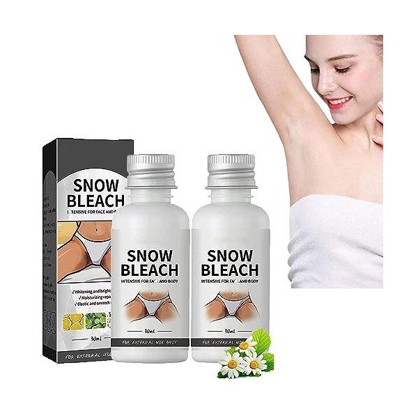 Snow Bleach Cream Partie Privée - Snow Bleach, Snow Bleach Intensif Pour Le Visage Et Le Corps, Snow Bleach Cream Pour Partie