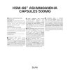 Bulk Capsules dashwagandha KSM-66, 500 mg, paquet de 90, lemballage peut varier