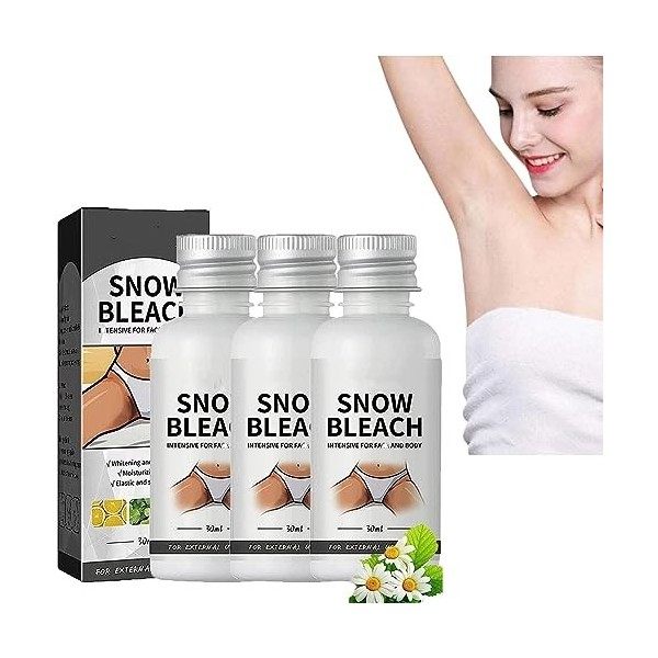 Snow Bleach Cream Partie Privée - Snow Bleach, Snow Bleach Intensif Pour Le Visage Et Le Corps, Snow Bleach Cream Pour Partie