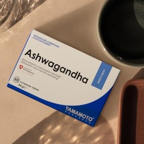 YAMAMOTO RESEARCH, Ashwagandha KSM-66 60 Capsules, Supplément Alimentaire avec 600 mg dAshwaganda, Optimal pour le Bien-Etre