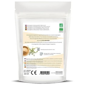 Herbes du Monde - Ashwagandha Withania+ BIO 250g - Vitalité, Améliore Sommeil & Relaxation,Adaptogène, Réduit Stress, Énergie