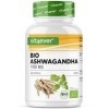 Original Organic Ashwagandha - 365 Capsules - Fortement dosé avec 1950mg par portion quotidienne - Véritable baie du sommeil 