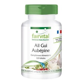 Fairvital | Ail + Gui + Aubépine - VEGAN - Fortement dosé - 120 gélules