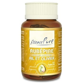Ail Olivier Aubépine Essence Pure | Hypertension & Système Cardiovasculaire Sain | Aubepine Ail Gelules et Feuille dolivier 