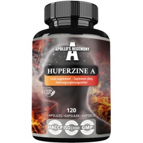Huperzine A 200 mcg dans chaque gélule - 120 gélules végétaliennes - 4 mois dapprovisionnement pour le soutien cognitif - Hu