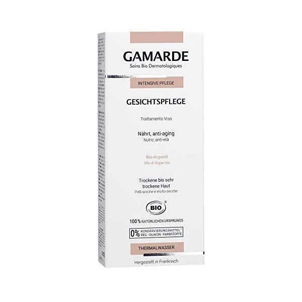 Gamarde Crème Nutrition Intense Bio 40 g
