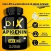 APIGENINE | 100% Naturel | Extrait de Camomille | Meilleur Sommeil | Relaxation | Capsules Végétale | Bien êtres | NAD+