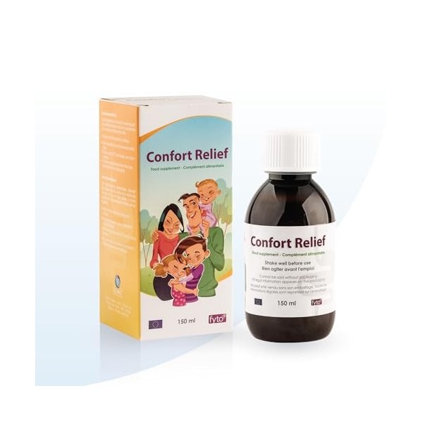 Confort Relief Complément Alimentaire pour Toute la Famille +3 ans - Sirop Digestif Fyto+ | Camomille, Anis & Menthe | Sout