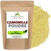 Fleurs de camomille sauvage 100g, Moulu en poudre, pour infusion, tisane 100% naturelle - 20 à à 25 infusions