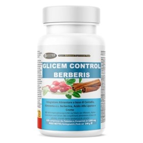 Hyper Glicem Control Berberis 60 Comprimés - Complement Alimentaire pour la Glycemie avec Berberine, Gymnema, Cannelle, Acide