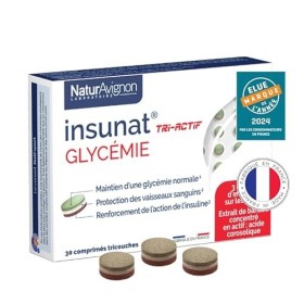 Laboratoire NaturAvignon Insunat Tri-Actif | Comprimé 3 Couches | Banaba, Cannelle, Zinc, Chrome et Vitamine C | Aide à Régu