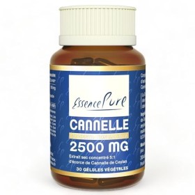 Cannelle de Ceylan 2500 mg Essence Pure- Cannelle de Ceylan authentique - 5 fois plus concentrée que lécorce de cannelle en 