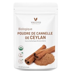Cannelle De Ceylan Biologique En Poudre, Cannelle Fraîchement Moulue, Produit 100% Naturel, Sans Additifs Ni Conservateurs, V