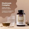 Complexe de Champignons | 240 Gélules Végétaliennes | Super Mélange de Maitake, Shiitake, Chaga, Cordyceps, Reishi, Lions Man