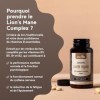 Criniere de Lion 2000 mg | 210 Comprimés Végan de Lions Mane Mushroom | Haute Concentration Dextrait 12:1 | Hericium Erinace
