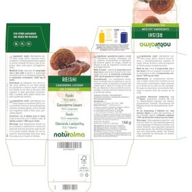 Ganoderme luisant ou Reishi Ganoderma lucidum champignon Naturalma - 150 g - 300 comprimés - Complément alimentaire - Natur