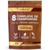 Complexe de 8 Champignons 1200 mg | Mushroom Supplement | Lions Mane, Chaga, Cordyceps, Reishi, Shiitake, Maitake, Shaggy Man