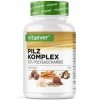 Complexe de champignons - 180 gélules. 1500 mg dextrait par dose journalière - 32% de polysaccharides - Crinière de lion He