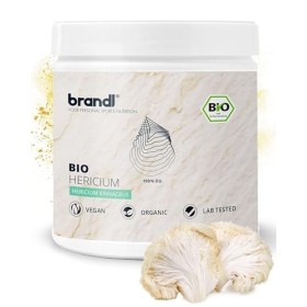 brandl® Bio Lions Mane Hericium Erinaceus avec 800 mg de poudre dHericium par dose | Lions Mane Mushroom Conditionné en Al