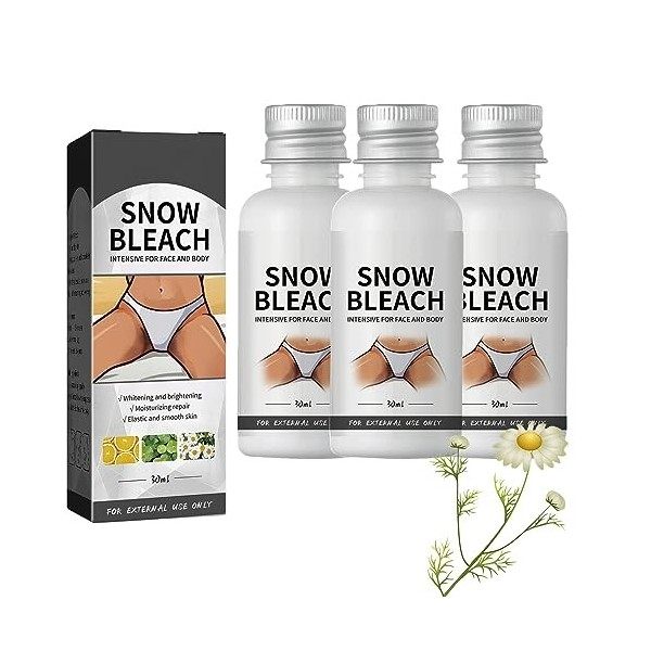 Snow Bleach Cream For Private Part Underarm Whitening - Intensive For Face And Body, Dark Skin Lightening Cream, Bleaching Cr
