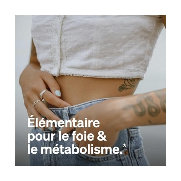 Complexe au chardon-Marie pour le foie – 120 capsules – chardon-Marie, choline, extrait dartichaut, curcuma & zinc – cure du