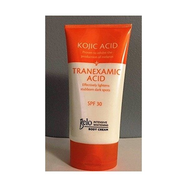 Belo Intensive Whitening Body Cream Spf 30 Kojic Acid + Tanexamic Acid 150ml by Belo