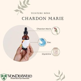 Vonderweid - Teinture mère sans alcool de chardon-Marie | Supplément hépatique | Chardon-Marie | Foie de chardon-Marie | Extr
