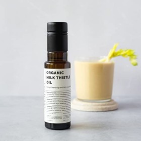 Huile de Chardon-Marie 100% Bio 100 ml - Pressée à Froid - Riche en Vitamine E - Antioxydant et Détoxifiant - Directement de 