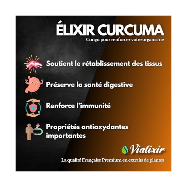 Curcuma 3750mg - Sans pipérine ni Poivre noir - 90 Gélules - Confort Articulaire -Avec Gingembre + Acérola - Titré à 95% de C