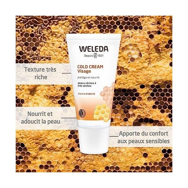 WELEDA - Duo Cold Cream Visage - Soin protecteur intensif - Protège et nourrit - Certifié Natrue**- Tube 30 ml x 2