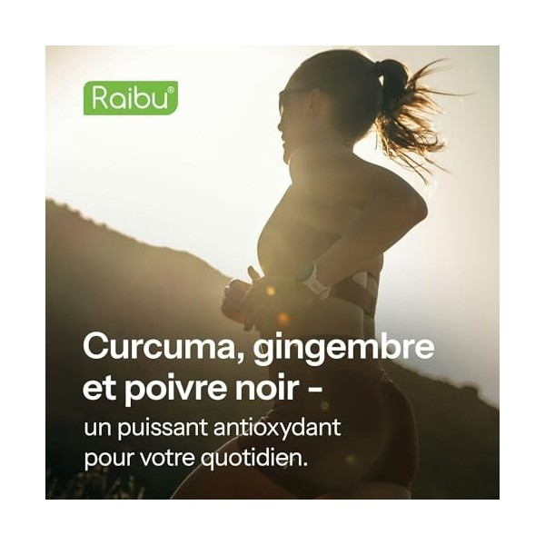 Curcuma et Gingembre Bio 4500mg - 180 Gélules de Curcuma avec Poivre Noir - Hautement Dosé - Haute Teneur en Curcumine - Vega