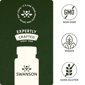 Swanson, Turmeric & Black Pepper Curcuma & Poivre noir , 600mg, 60 Capsules végétaliennes, Sans Soja, Végétarien, Sans Glute