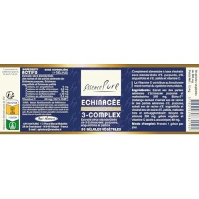 Echinacea 3-Complex Essence Pure | Renforce les Défenses Immunitaires | Synergie de 3 Espèces dEchinacea | Extraits Concentr