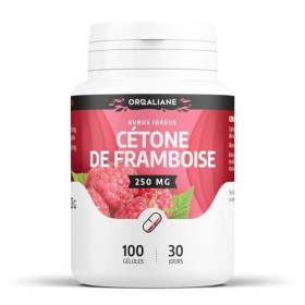 Cétone de Framboise - 250 mg - 100 gélules - Orgaliane