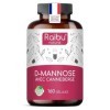 D-Mannose Raibu - Pur 2100 mg par Dose Quotidienne Fortement Dosée - Avec canneberge et vitamine C, 160 gélules - D Mannose V