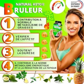 Bruleur de Graisse Puissant | Coupe faim puissant et efficace.Perte de poids avec Garcinia,Carnitina,konjac coupe faim.13Herb