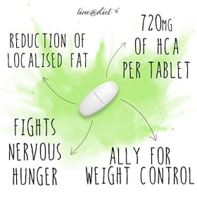 GARCINIA CAMBOGIA EXTRAFORTE 1200mg par comprimé - 120 comprimés - 100% PURE 720mg HCA par comprimé 100% NATUREL PRODUIT IT