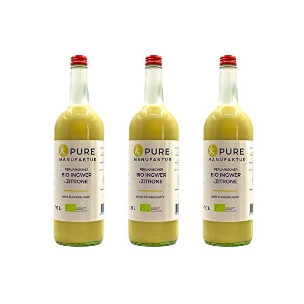 Concentré de Gingembre Bio - un concentré de base de haute qualité issu de gingembre péruvien bio contrôlé- sans additifs, sa