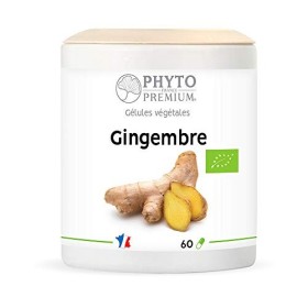 Gingembre rhizome - ANDRAKA - Zingiber officinalis - 60 gélules 300 MG BIO 